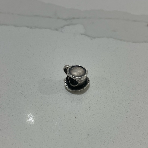 Tea Cup and Saucer Pandora Charm - Picture 3 of 4